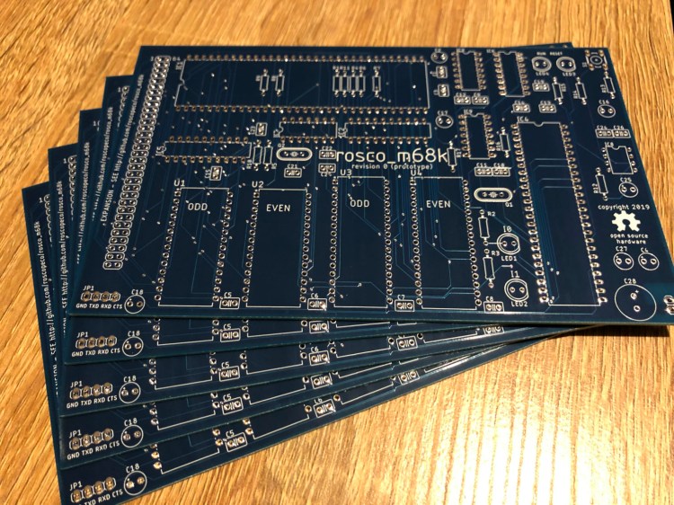 rosco_m68k: PCBs Have Arrived! – Software n' stuff
